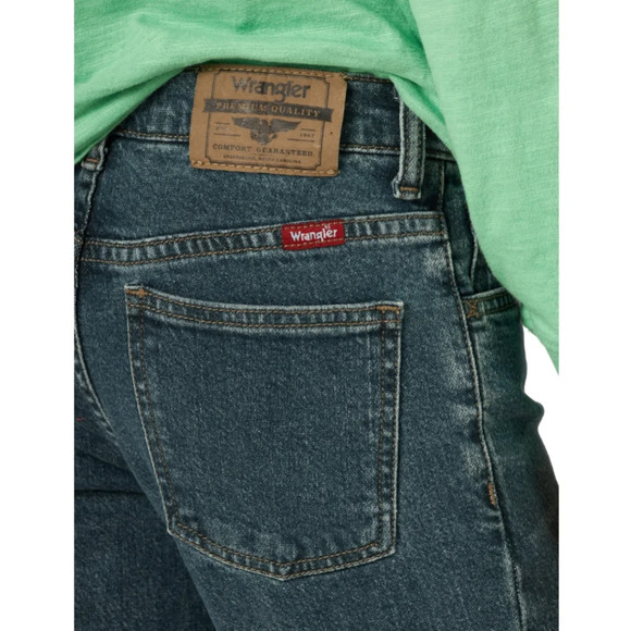 Wrangler Boys Boot Jeans Regular Seat and thigh Adjust to fit waist - Picture 4 of 6